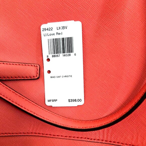 Coach NWT 2013 Red Madison Christie Carryall No. K1320-29422 - Picture 11 of 15